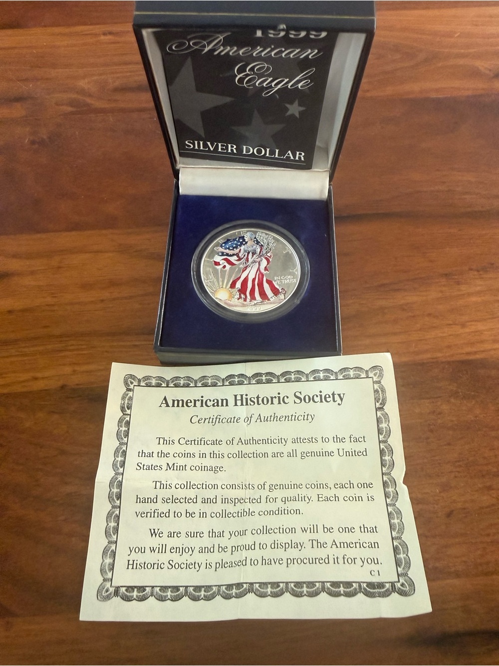 American Eagle Silver Dollar in Presentation Box